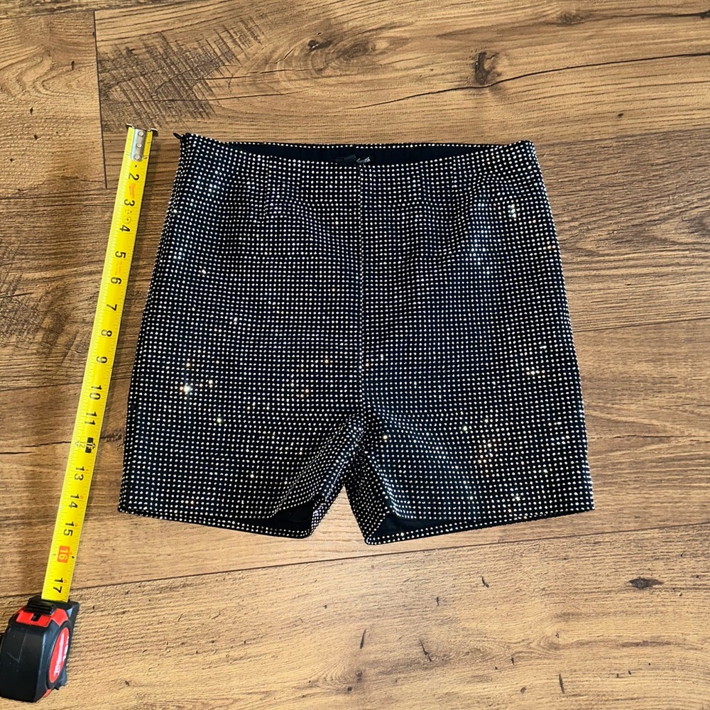 Famous rhinestone shorts